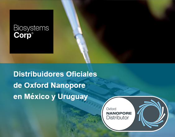 Somos los nuevos distribuidores oficiales de Oxford Nanopore Technologies en México y Uruguay